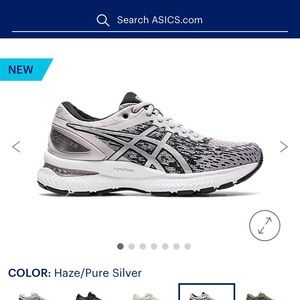 Women’s ASICS gel-nimbus 22 knit shoes.Size 9.New!